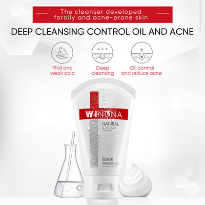 acne free gentle cleansing milk facial cleanser for oily and acne skin 2